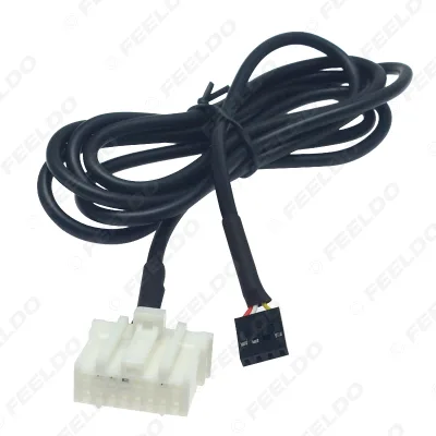 Automotive 32-Pin Aux-In Audio Cable Socket Interface Music AUX Adapter for Mazda 2 3 5 6 Mx5 Rx8 2 3 5 6 Cx-7 Cx-9