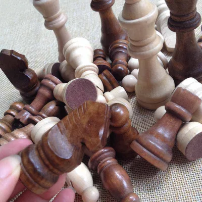 3.5inch Top Quality Wooden Chess Pieces Set ,Chessmen Board Chesses Game Dongguan China