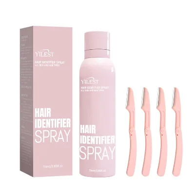 Private Logo Face Beauty Hair Identifier Spray Face Care Spray Organic Hair Identifier Spray With Razors