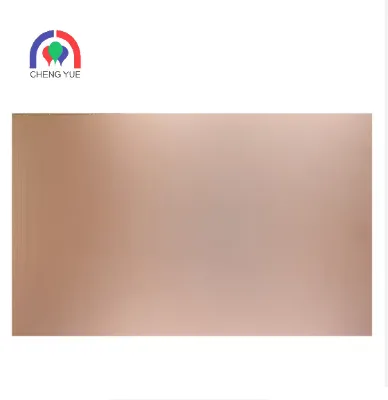 ChengYue 1.5W MCPCB Aluminum Based CCL Green Film Copper Clad Laminate 5KV Breakdown Voltage 1.6mm Thickness for Consumer