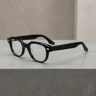 Wholesale Young Man Optical Glasses Frame Fashion Eyewear Frames Unisex Clear Optical Glasses with Latest Design Solid Frame
