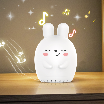 Sound Frequency Machine for Health Led Light White Warm Forest Birds Sound White Noise Portable Machine White Noise Machine Baby