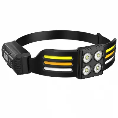Rechargeable IP44 Waterproof High CRI 80 Headlamp 6000K Daylight USB-C Charging 50000 Hours Lifespan