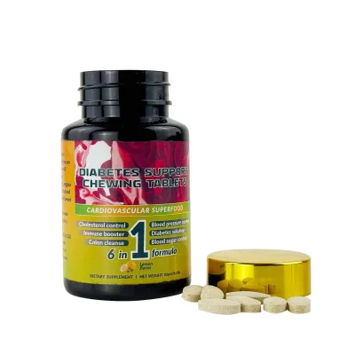 Hot Selling OEM 6-in-1 Formula Nutritional Tablets Daily Immune Wellness Chew Candy Support Dietary Supplement