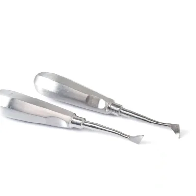 MEITE MEDICAL Dental Instruments Stainless Steel Luxating Lift Elevator Curved Root Tooth Extraction Dental Elevator
