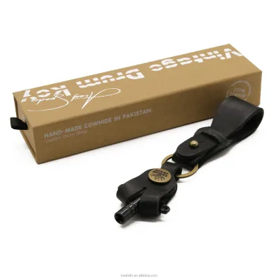 Wholesale Leather Tuning Key Drum Accessory Storage Key Chain Set Universal Drum Tuner for Acoustic & Electronic Drums