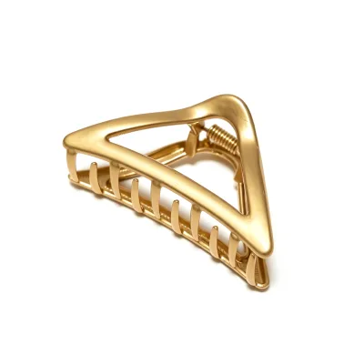 Gold Metal Hair Claw Clips for Women Strong Hold Non-Slip Jaw Clamp for Thick Thin Long Hair Barrette Catch Barrette for Hair