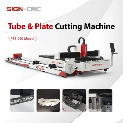 High Efficiency Integrated Sheet Tube Fiber Laser Cutting Machine Cut Metal Plate Round Square Trapezoidal and Special Tubes