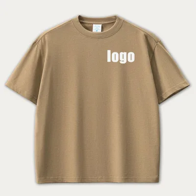 Men's Pure Cotton Vintage Style Printed T-shirt Fashionable Casual Training Knitted Regular Custom Summer Quick Dry Breathable
