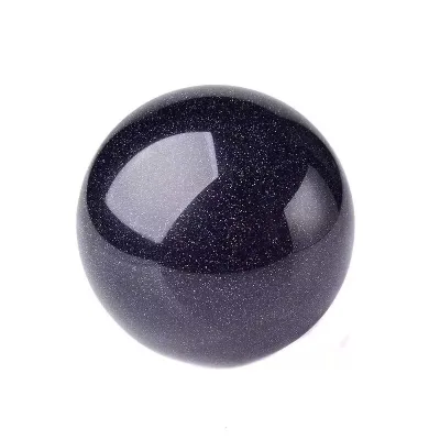 Natural Blue Sandstone Spheres Golden Sandstone Crystal Ball