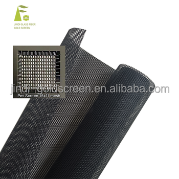 JINDI 100% Polyester PVC Coated Screening Anti Animal Dog Cat Pet Door Mesh