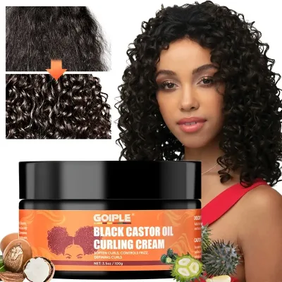 GOIPLE Curling Cream 100 g 3.5 Oz, Softens and Defines Curls with Bounce, Lightweight Non-Sticky, for Curly Hair