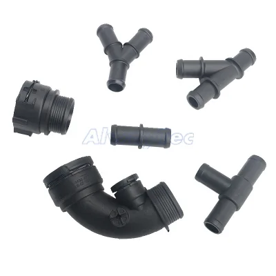 2024 New Engine Radiator Cooling Hose Connection Radiator Coolant Flan Water Pipe Connector with 1 Year Fan Type Warranty