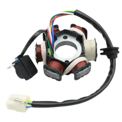 Stator Magneto Copper 6 Coil 5 Wire 50cc 110cc 125cc 150cc Scooter Motorcycle Stator Coil