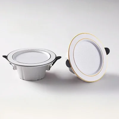 Durable Indoor Lighting Ceiling Spotlight Led Recessed Energt Saving Led Downlight Dimmable 12w 3colors Led Spot Light