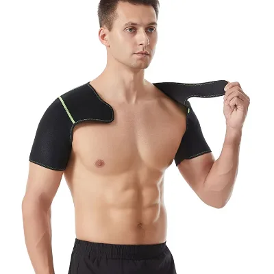 Double Shoulder Back Support Safe Protector Shoulder Weightlifting Sport Brace Sleeping Warm Relief Pain Health Care Strap