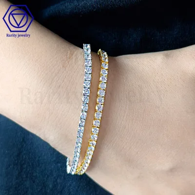 Rarity Best Selling Hip Hop Jewelry Fashion Copper Alloy Zircon Diamond Tennis Bracelet CZ Chain for Men Women