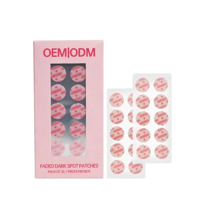 OEM Faded Dark Spot Microneedle Patches Boost Skin Radiance Inhibit Melanin Transfer Erase Old Scars Reduce Skin Darkening