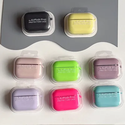 For Apple AirPods 4 3 2 Luxury Silicone Earphone Case for AirPods Pro 3 2 Split Slim Wireless Headphone Protect Cover