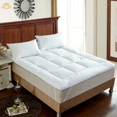 Cotton Fabric Mattress Protector Smooth & Comfortable Custom Thickness Weight Breathable Hotel Protect Mattress