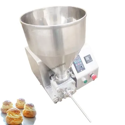 Automatic Cream Injector Cake Filling Machine Table Model Various Fillings Jam Injecting Cake Maker