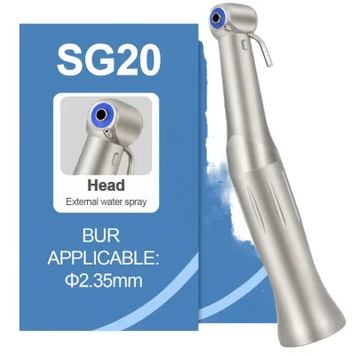 SG20 NkMax 20:1 Surgery Low Speed Implant Handpiece Against Contra Angle Push Button Chuck Dentist Tools