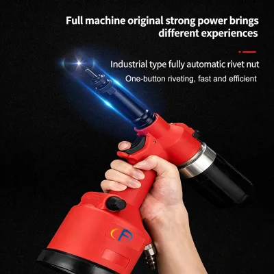 0312K Automatic Air Rivet Gun M3-M12 Pneumatic Riveter with High Pulling Force