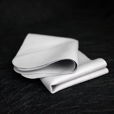 On-Time Shipping Microfiber Chamois Suede Silver Jewelry Diamond Cleaning Polishing Cloth Customizable