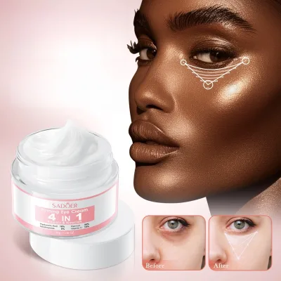 4 in 1 Hydrated Moisturized Eye Cream Fading Fine Lines Wrinkles Firms Nourishes Skin Anti-Wrinkle Eye Cream