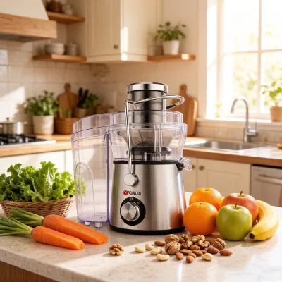Fresh Fruit Manual Juicer Stainless Steel Centrifugal Juicer Press for Fresh Orange Kitchen Appliance