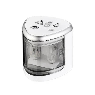 High Quality Manual Safe Design Desktop Big Double Hole Pencil Sharpener
