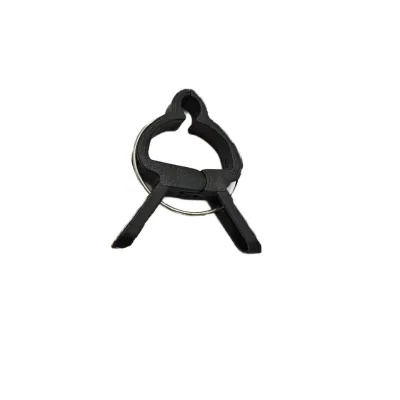 Industrial-Grade Plastic Plant Clips with Reinforced Steel Ring - Anti-Slip Garden Support Clamps