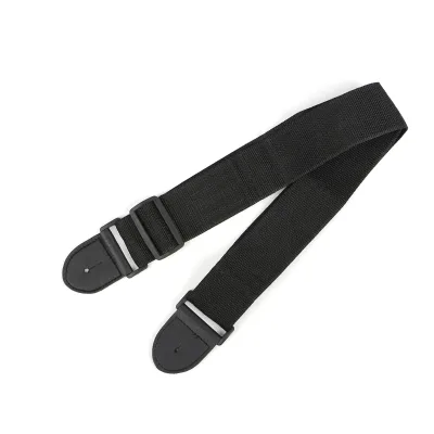 Factory Wholesale the Cheapest Black Nylon Straps for Acoustic ,classical Guitars Belts