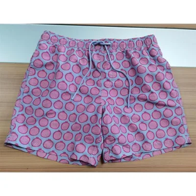 Casual summer printing stretch well beach shorts for man
