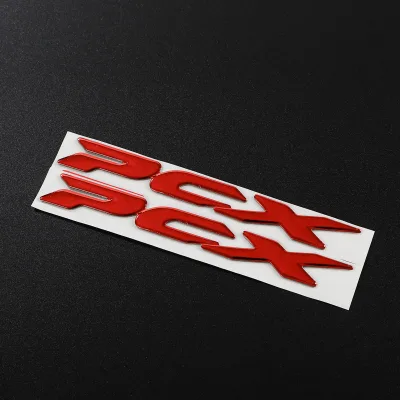 Car and Motorcycle ABS Emblem LOGO Plastic Chrome Sticker Decal 1 Pair for Hon Da PCX 160 Motorcycle logo Emblem