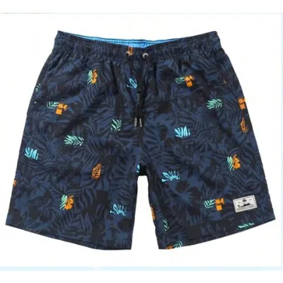 Men's Surfing Print Beach Shorts-0228F