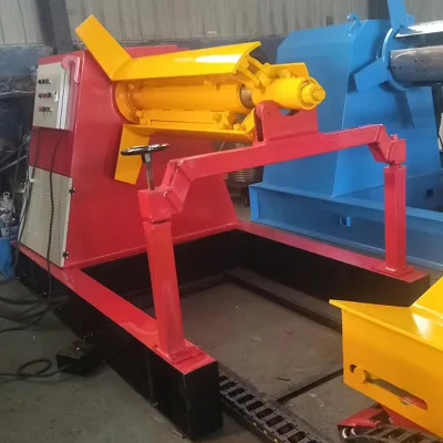 Automatic Steel Strip Uncoiler Flat Uncoiler with 220V Motor Cable Coiler Core Components