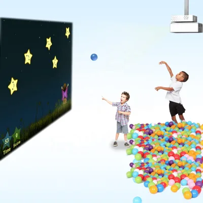 Interactive Games for Parties: Chariot Kids Interactive Ball Wall Projection Games System.