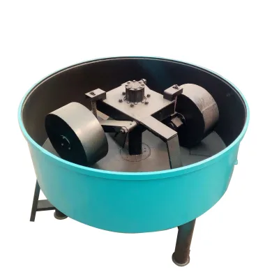 HR New Flat Mouth Multi-Purpose Wheel Mixer Vertical Dry and Wet Material Mixing Wheel Mill