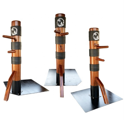Wing Chun Wooden Dummy Muk Yan Jongs Kung Fu Martial Arts Dummy With Square Metal Base