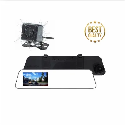 Taiwan Supplier GPS Rearview Mirror Dash Cam Dual 1080P Cameras Night Vision Waterproof Loop Recording 140° Wide Angle[M368 ]