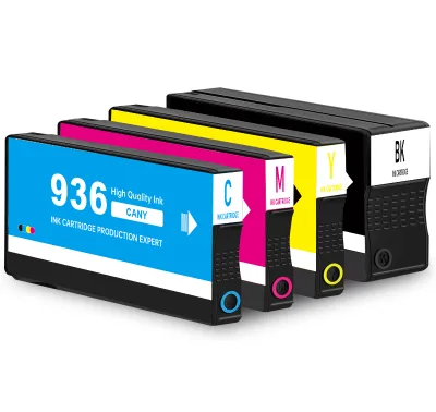 936e 936 937 Ink Cartridges with Chip Compatible for HP OfficeJet Pro 9125e 9135e 9128e 9110b 9130 9122 Wide Format 9730 Printer