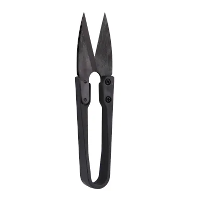 Stainless Steel Wholesale Black Spring Mini Yarn Scissor Clothing Sharp Yarn Cutting Scissors