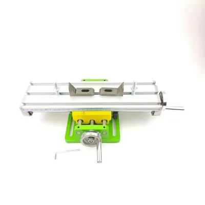 TEBAK Precision Milling Machine Workbench Multifunctional Drilling Vise Fixture Workbench Cross Slide Table Pliers Flat Frame
