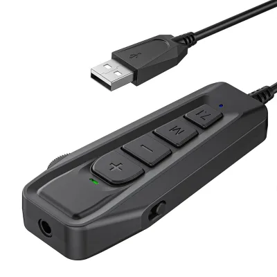 New USB Bluetooth Dual-mode Professional Game Sound Card 7.1 Sound Effects Computer Laptop PS4/PS5 External Sound Card