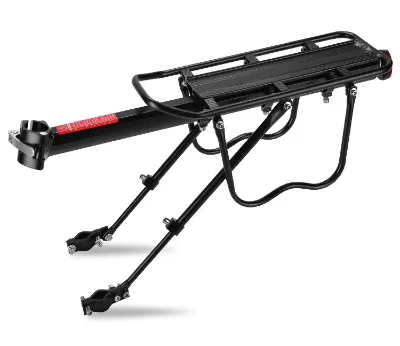 Adjustable Bicycle Rack with Aluminum Alloy Frame for Quick Release Mountain Bike Rear Rack