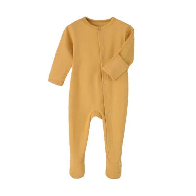 Organic Merino Knit Baby Onesie Sustainable Merino Baby Romper Long Sleeve Eco Friendly Organic Knitted Baby Romper