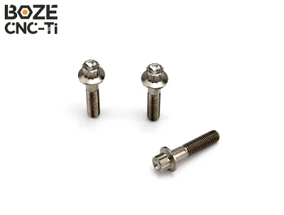 M8 Titanium 12 Point Flanged Head Bolt with Competitive Price