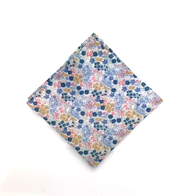 Fashion Accessories Cotton Twill Digital Men Square Pocket Square 30cm