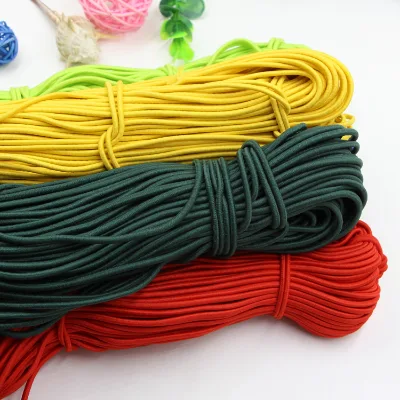 Strong Stretch Sport Round Polyester Elastic Rubber Rope